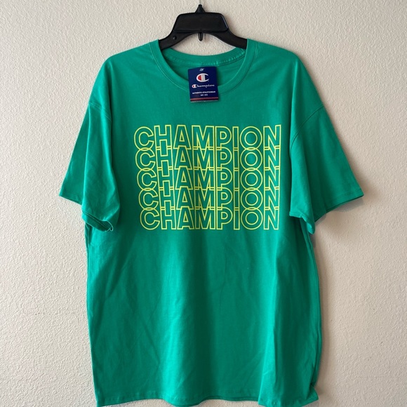 Champion | Classic Jersey Tee Repeating Block Logo - Picture 4 of 6